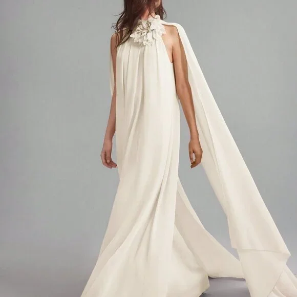 Apricot Party Women's Long flowy MAxi Dress - Picture 4 of 8